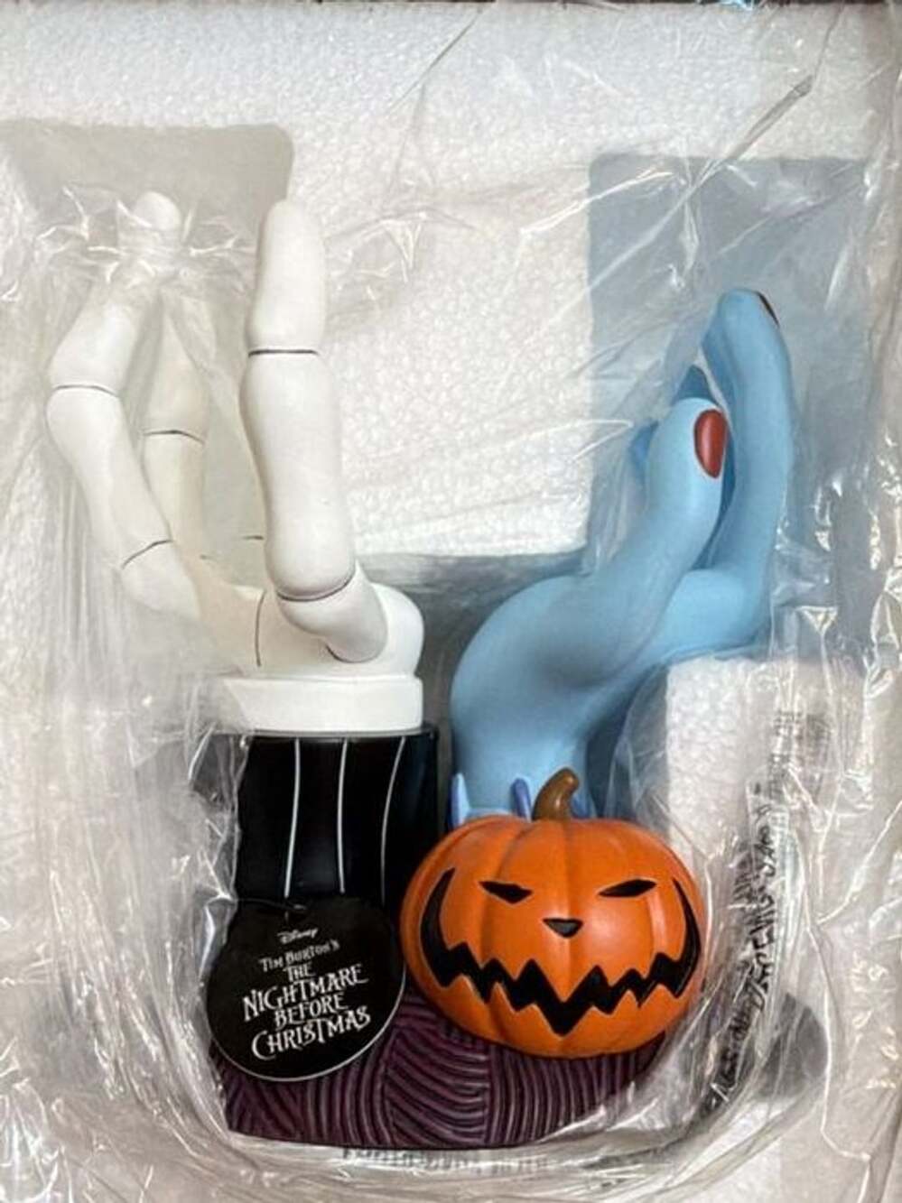 Bath & Body Works Nightmare Before Christmas Jack & Sally Candle Holder New
